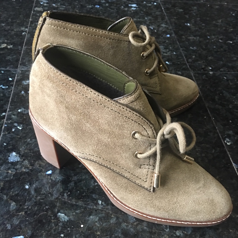 Light green Tory Burch Ankle Bootie